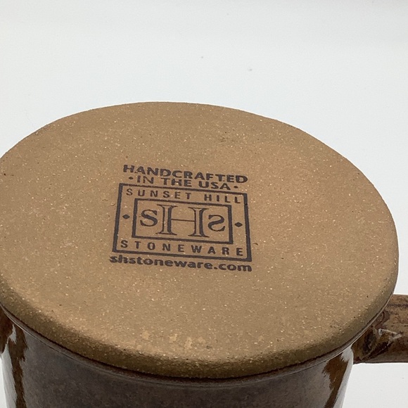 Sunset Hill Stoneware Double Handled Mystic Monk Coffee Mug - Picture 7 of 9